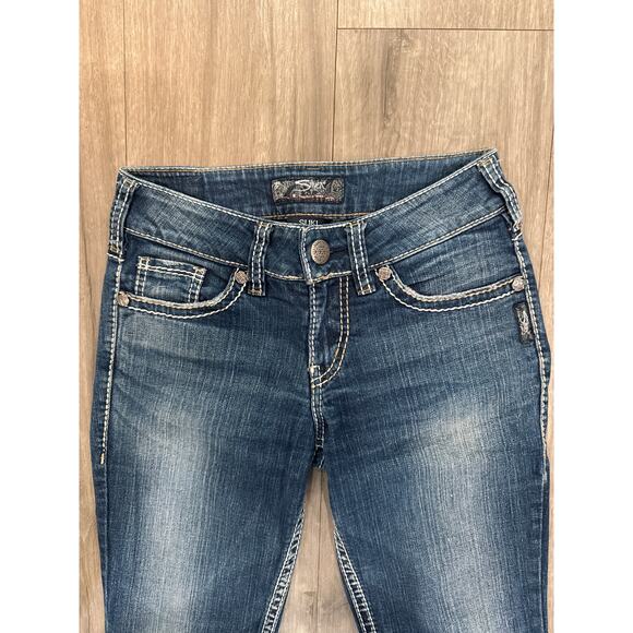 Silver Jeans Co Suki Western Glove Wear Women's Size W25/L32 - Picture 2 of 9